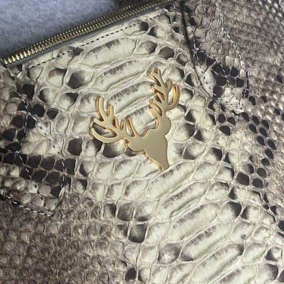 Taxidermy Python Mackie Tote Bag with Shoulder Strap - Picture 9 of 15